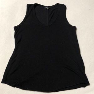 Topshop black knit tank top